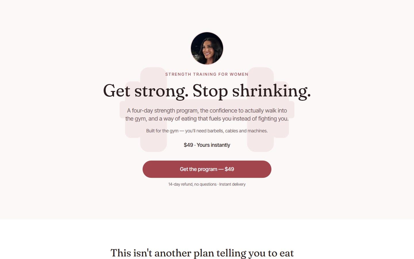 Fit By MaKenna — live website homepage